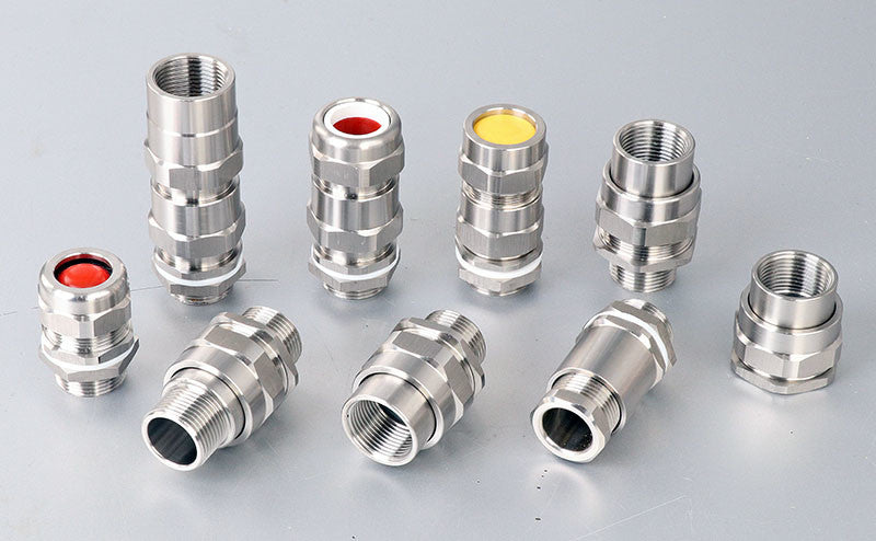 Explosion proof cable gland BDM series 1/2 3/4 1" NPT or M thread carbon steel, brass or stainless steel