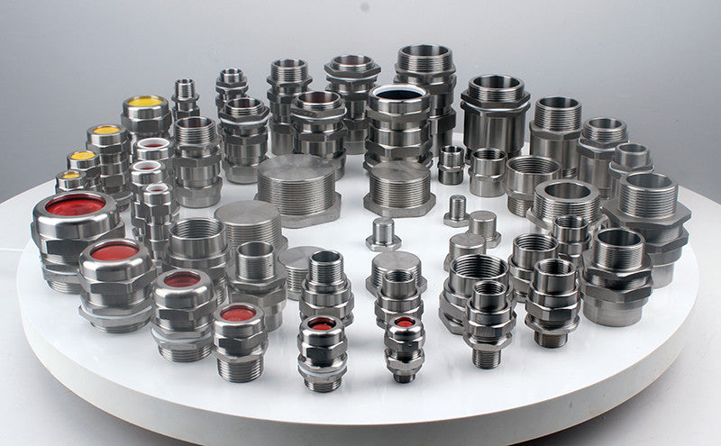 Explosion proof cable gland BDM series 1/2 3/4 1" NPT or M thread carbon steel, brass or stainless steel